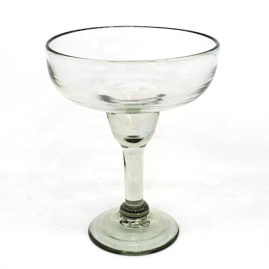 New Items / Clear 14 oz Large Margarita Glasses  / For the margarita lover, these enjoyable large sized margarita glasses are individually hand blown and crafted.